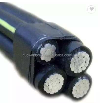 Factory Price 0.6/1kv Service Drop Abc Cable Aluminium Conductor Abc Aerial Bundled Cable / 2
