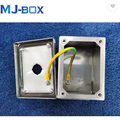 stainless steel 304 316 3 holes push button enclosure box for control machine project / 2