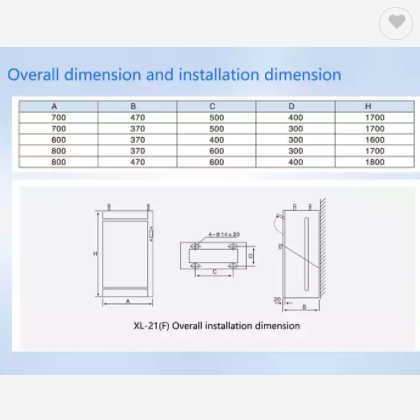 XL-21 series Low-voltage Switchgear Assemblies indoor enclosed power distribution box / 2