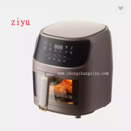 New Style 1400W 5L/6L/8L Touch Screen Smart Digital Air Fryer Visible Food Electric Air Fryer With V / 3