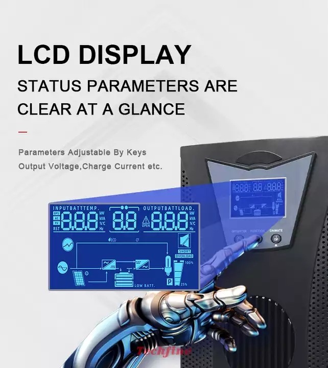 Techfine ups 10kv single phase Online elevator UPS best 10kva uninterruptible power supply / 3