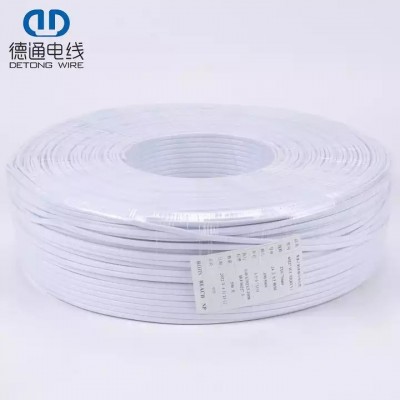 Modern Style 2 Core Bare Copper RVV52 300V Appliances Device PVC Insulated Electric Wire