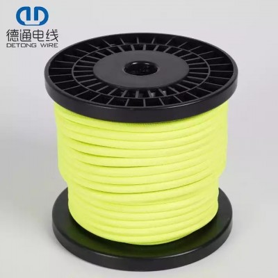 DeTong American Standard Colorful PVC Insulated Bare Copper 16 AWG 18 AWG Braided Electric Wire