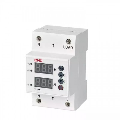 YC9VA Din Rail AC 40A/60A 50/60Hz Overvoltage and Undervoltage Protector with IP20