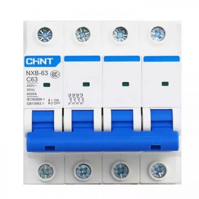 Chnt nxb-63 3P miniature air switch rated current 25A miniature circuit breaker