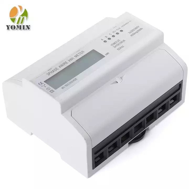 YEM021JC Wholesale Price Factory 3 Phase LCD Display kwh Meter/ low price din rail digital multimete / 2