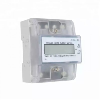 Single Phase Din Rail Digital Energy Meter Smart Electric Meters