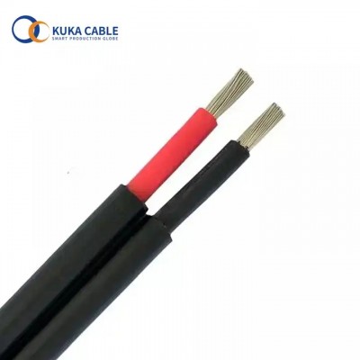 solar cable 4mm2 6mm2 tinned copper DC solar power cable with twin-core