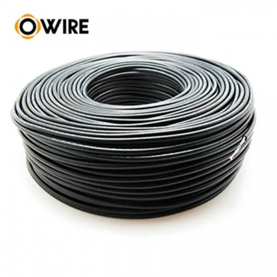 OWIRE brand TUV 4mm 6mm Twin Core Solar Cable pv1f PV Wire for solar panel system