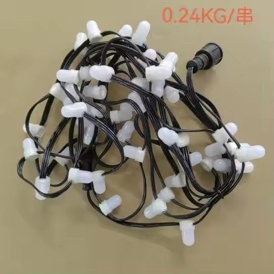 Taller P24 New Pixel LED bullet nodes Fit in Coro Black 18awg 12V Smart RGB LED string addressable X / 2