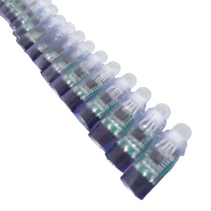 DC12V input IP68 WS2811 LED pixel light black wire / 2