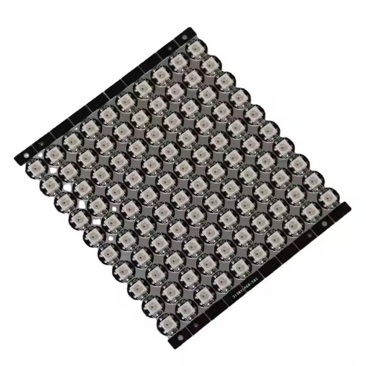 SK6812 LED Chip on PCB Board similar to WS2812B LED Chip Pixel on Heatsink Mat / 3