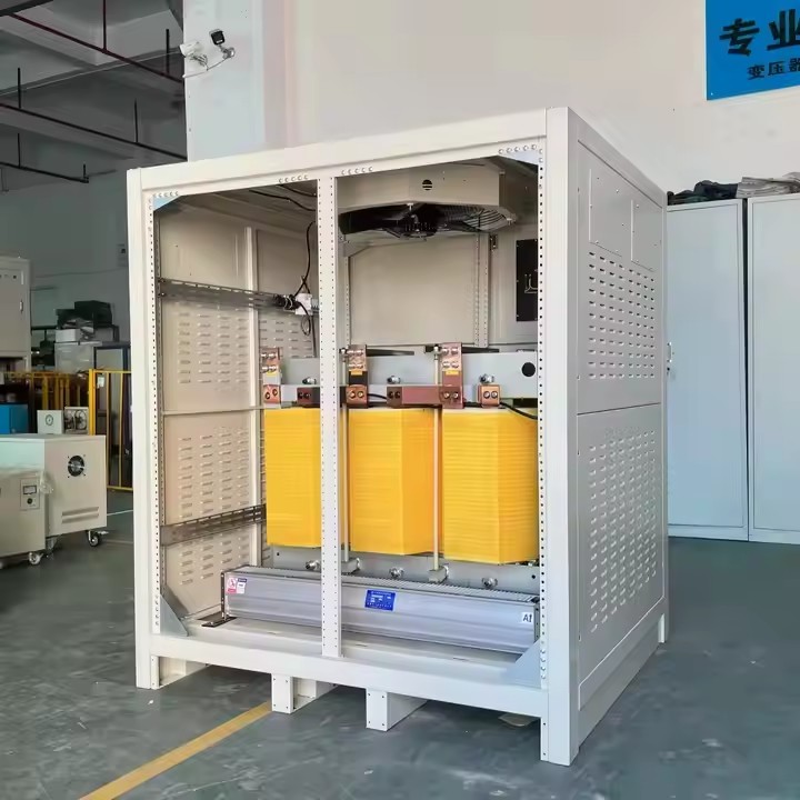 CE 500 Kva 3 Phase Dry Type 220v To 380v Step Up Isolation Voltage Transformer / 2