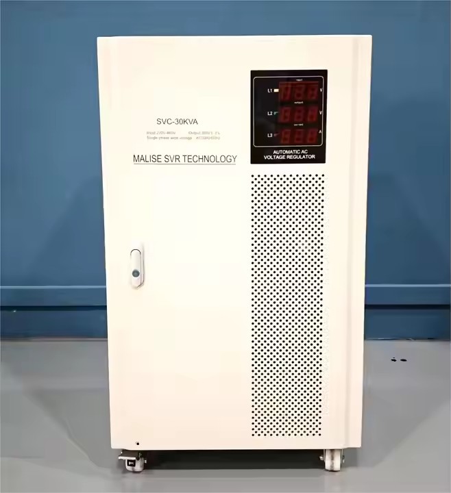 30kva Three Phase Industrial Elevator AVR 220V-440V 50Hz/60Hz Automatic Voltage Regulator 380V 400V  / 3