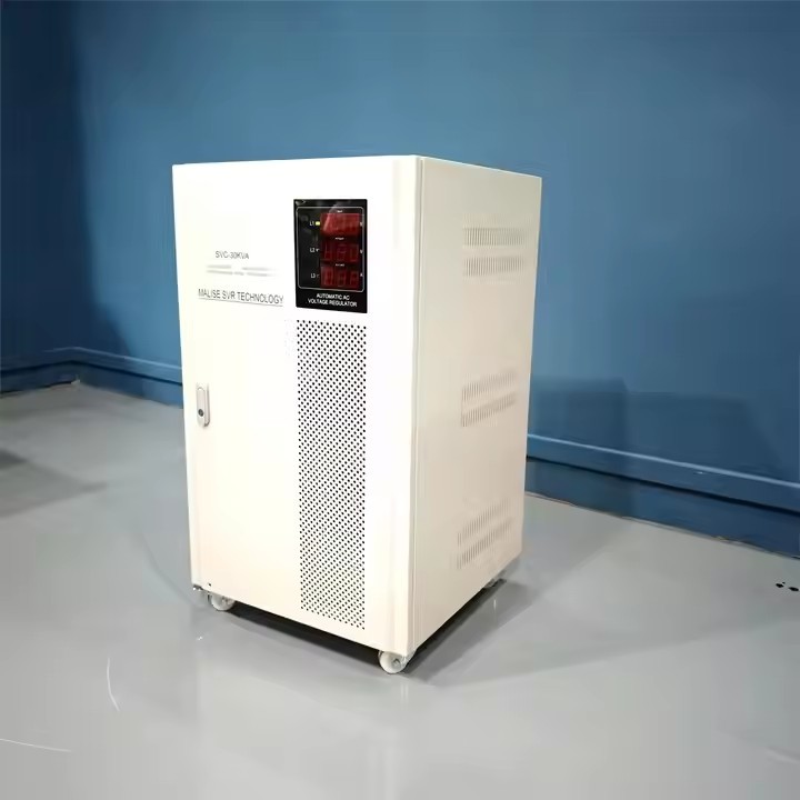 30kva Three Phase Industrial Elevator AVR 220V-440V 50Hz/60Hz Automatic Voltage Regulator 380V 400V  / 2