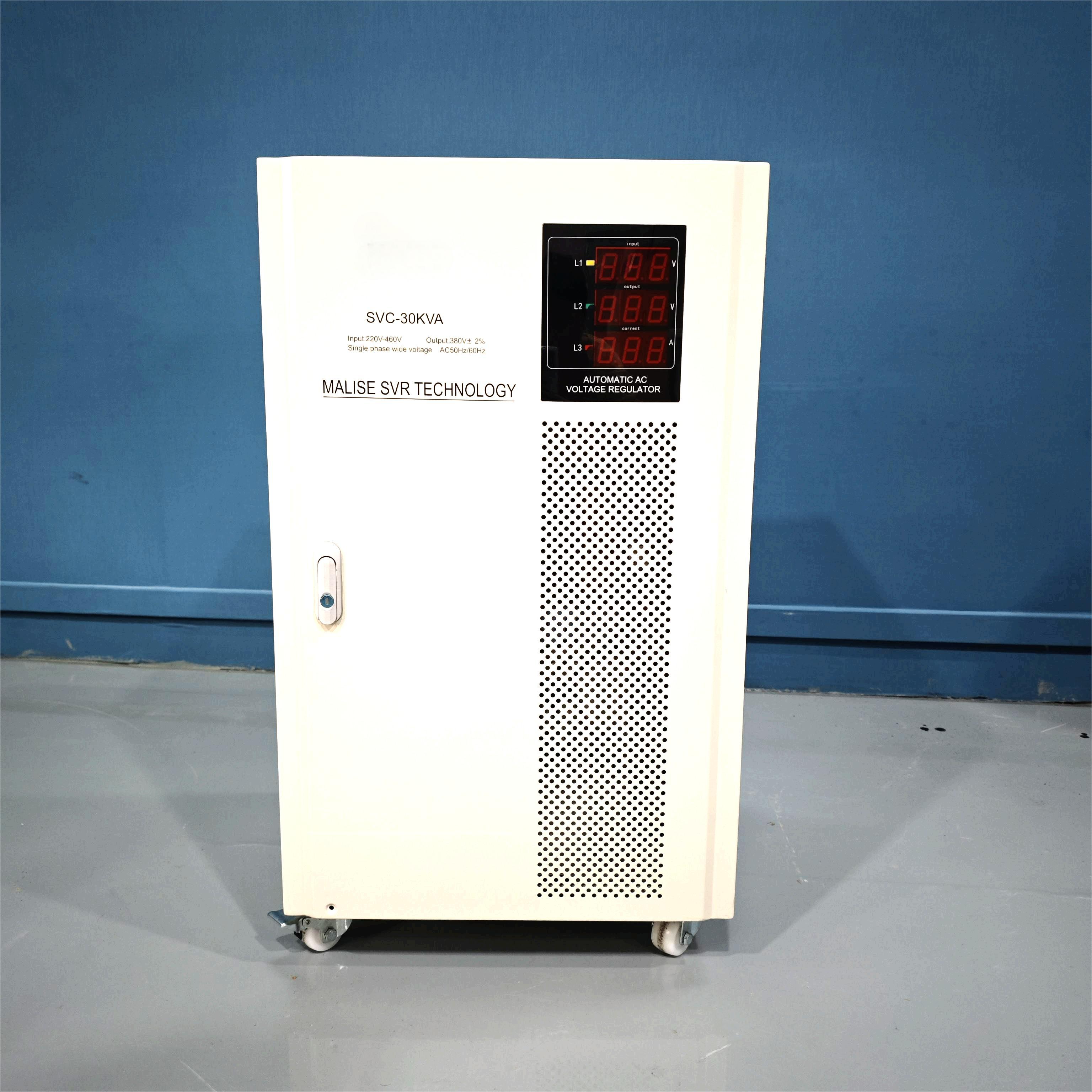 30kva Three Phase Industrial Elevator AVR 220V-440V 50Hz/60Hz Automatic Voltage Regulator 380V 400V Stabilizer
