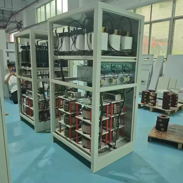 120KVA 100KW three-phase AVR with compensation regulator for industry hospital school and bank / 2