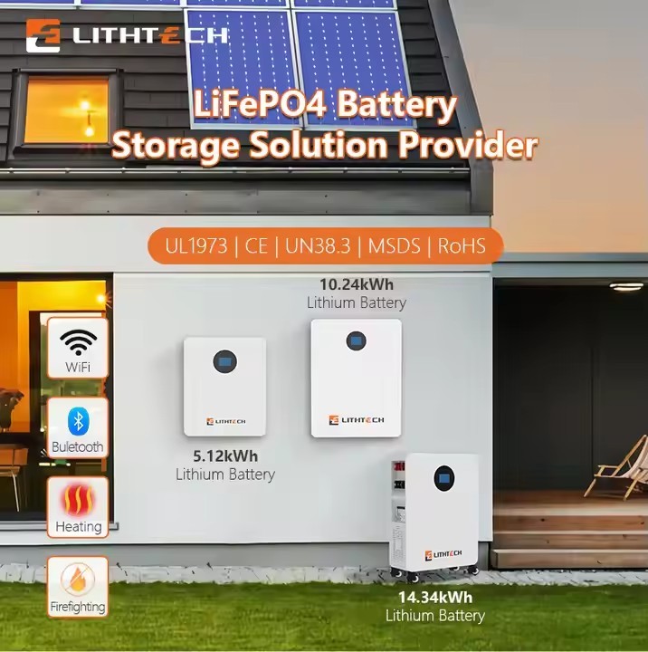 Powerwall 51.2V 280Ah 100Ah Ess 5Kw 10Kw 15Kw Luxpower Growatt Deye Lithium Inverter Battery 48V 200 / 3