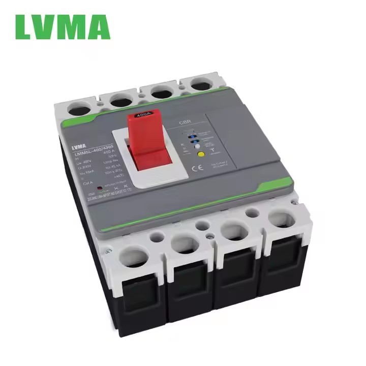 LVMA MCCB LMM5L-400A 3P 4P Leakage Molded Case Circuit Breaker 125A 250A 400A 630A 800A / 1