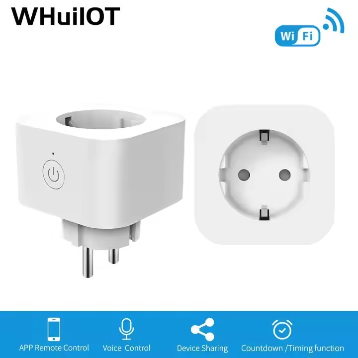 Manual override feature smakrt socket Installation ease plug Installation ease 16A socket / 2