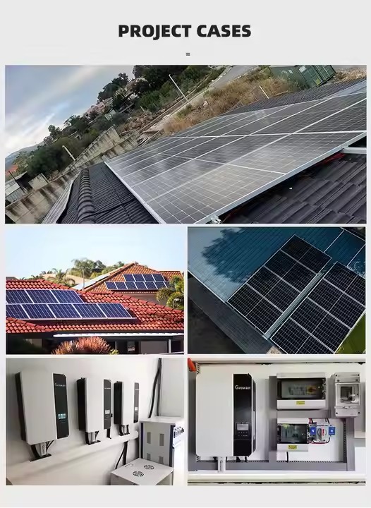 HT Complete 10KW 15KW 20KW Solar Panels kit 5000W On Off Grid Electric Solar Power Energy Home Syste / 3