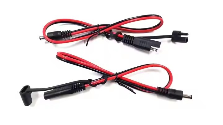 2 core 16 awg Battery Alligator clips to DC5521 SAE Quick Release Adapter extension charger power co / 3