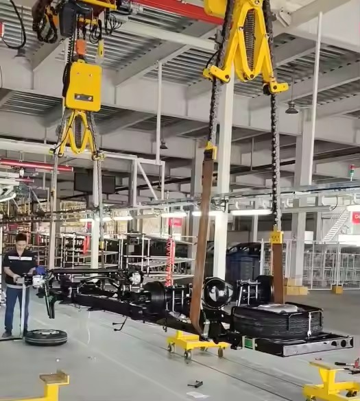 Customized 360 Degree Rotating Beam Flipping Machine Steel Structure Rotator Flip Machines With Belt / 3