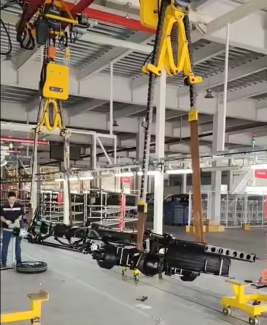 Customized 360 Degree Rotating Beam Flipping Machine Steel Structure Rotator Flip Machines With Belt / 2