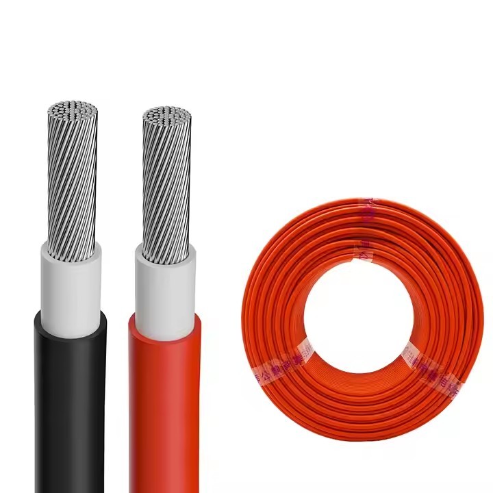 PV1-F 6mm2 XLPO Single Core Wire 1000V 2.5mm2 4mm2 6mm2 Solar Photovoltaic Cable / 3
