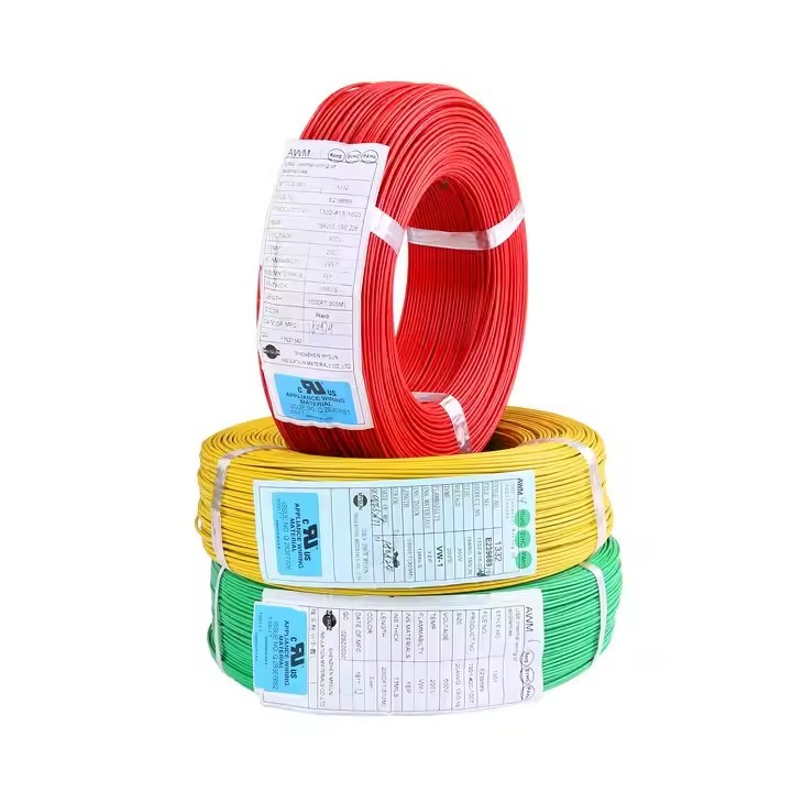 electronic wire and cable FEP insulation UL8207 300V/180C Tinned copper wire for home appliance,ligh / 2