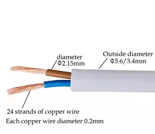 Factory Direct Price wire flat cable BVVR Multicore Low Voltage Electrical Cable Wire 2.5mm House Wi / 2