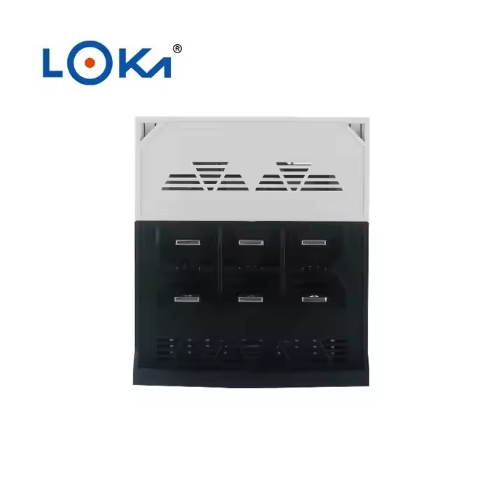 LCRV6-55C-T4 Intelligent Plastic Soft Starter 55kw AC Motor Starters with Bypass Device / 2