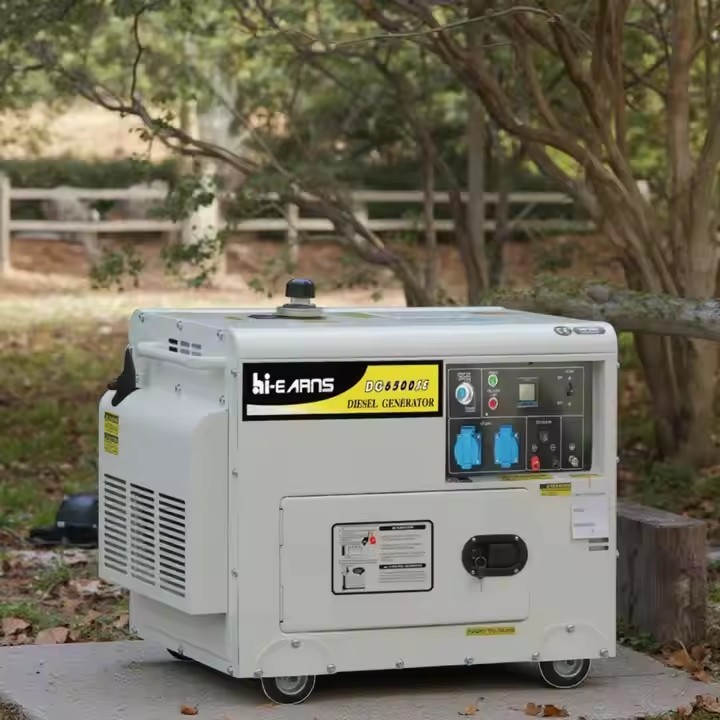Factory Soundproof Silent Diesel Generator 110V 220V 380V all copper Alternator 4kw 5kw 6kw 7kw 8kw  / 3