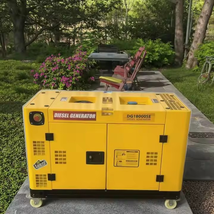 Factory Soundproof Silent Diesel Generator 110V 220V 380V all copper Alternator 4kw 5kw 6kw 7kw 8kw  / 2