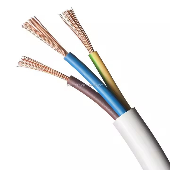 4-Core Household Electrical Cable Wire Stranded Solid Copper Conductor with XLPE PVC/Enameled Insula / 2