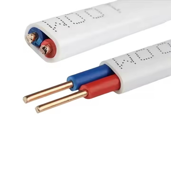 2024 new QingOu Wholesale Pure Copper Braided 2 Core 3 Core Electric Wire Coils PVC Insulated Cable  / 3