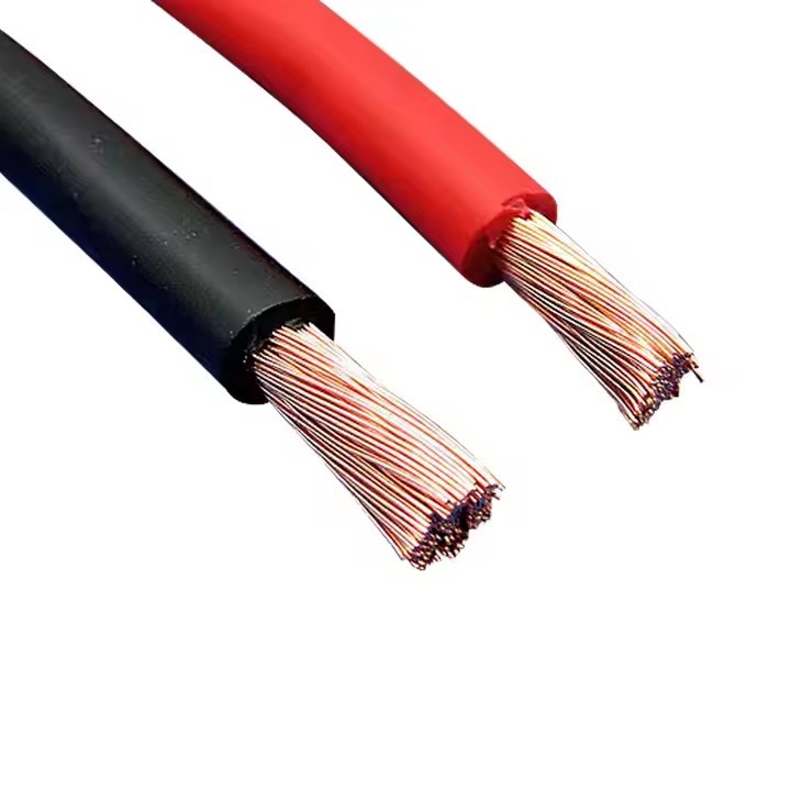 2024 new QingOuBattery cable 25 35 50 70mm Black Red High Temperature Resistance Flexible Cable / 3