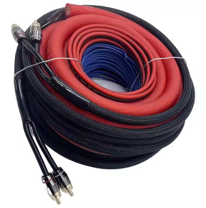 Installation Kit Rca Power 4 Gauge OFC Amplifier Wiring Kit For Car Audio Cable Amp Kits / 3