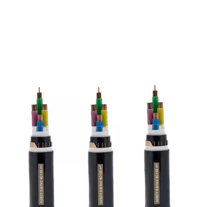 4 core 120mm2 185mm 22mm 300mm2 aluminum copper VDE standard power cable / 3