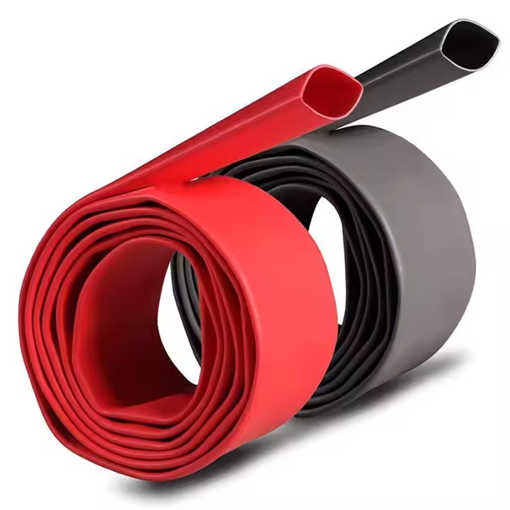 Wall Flame Ptfe Silicone Sleeving Temperature Dual Color Electric Terminals Red Black Retardant Tube / 2