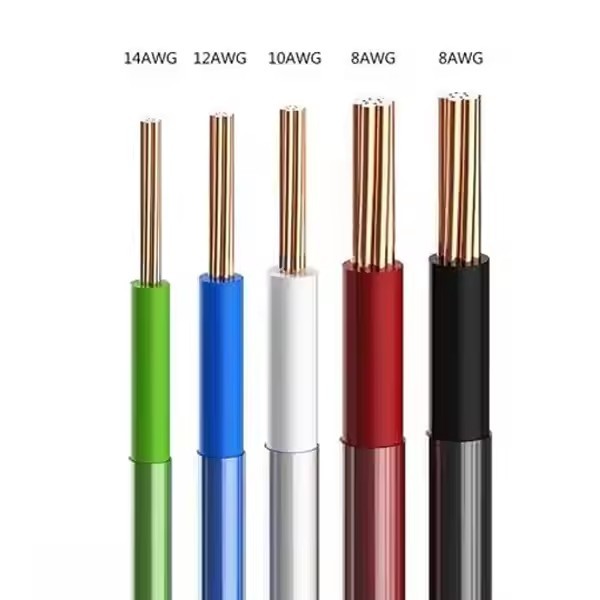 US Stranded Stranded Electrical Thwn Thhn THW THWN-2 Cable Wire Electric Building Cable / 2