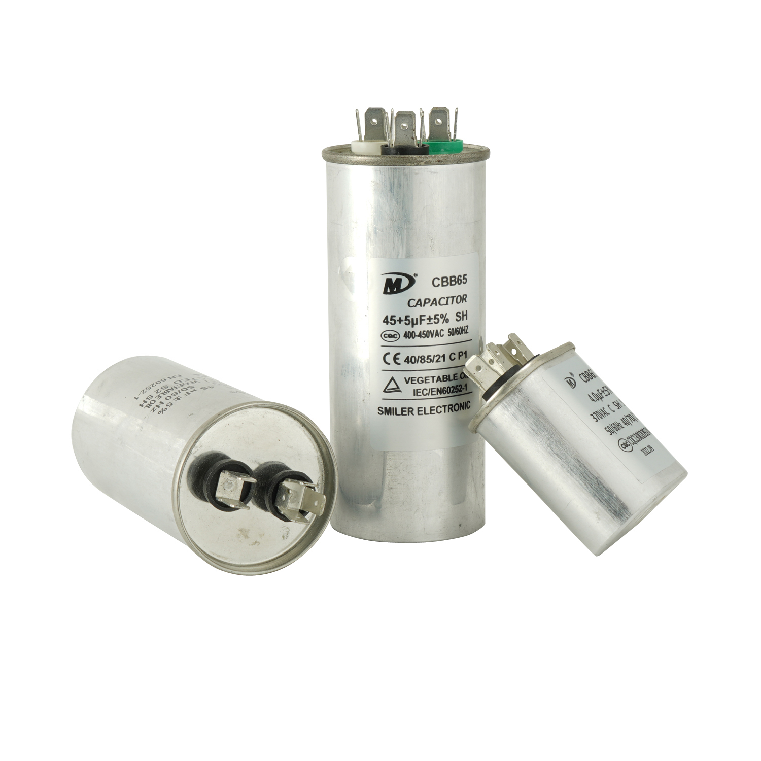 CBB65 Capacitor 450V 15/25/35/45Uf Capacitor for Air Co<i></i>nditioner Parts