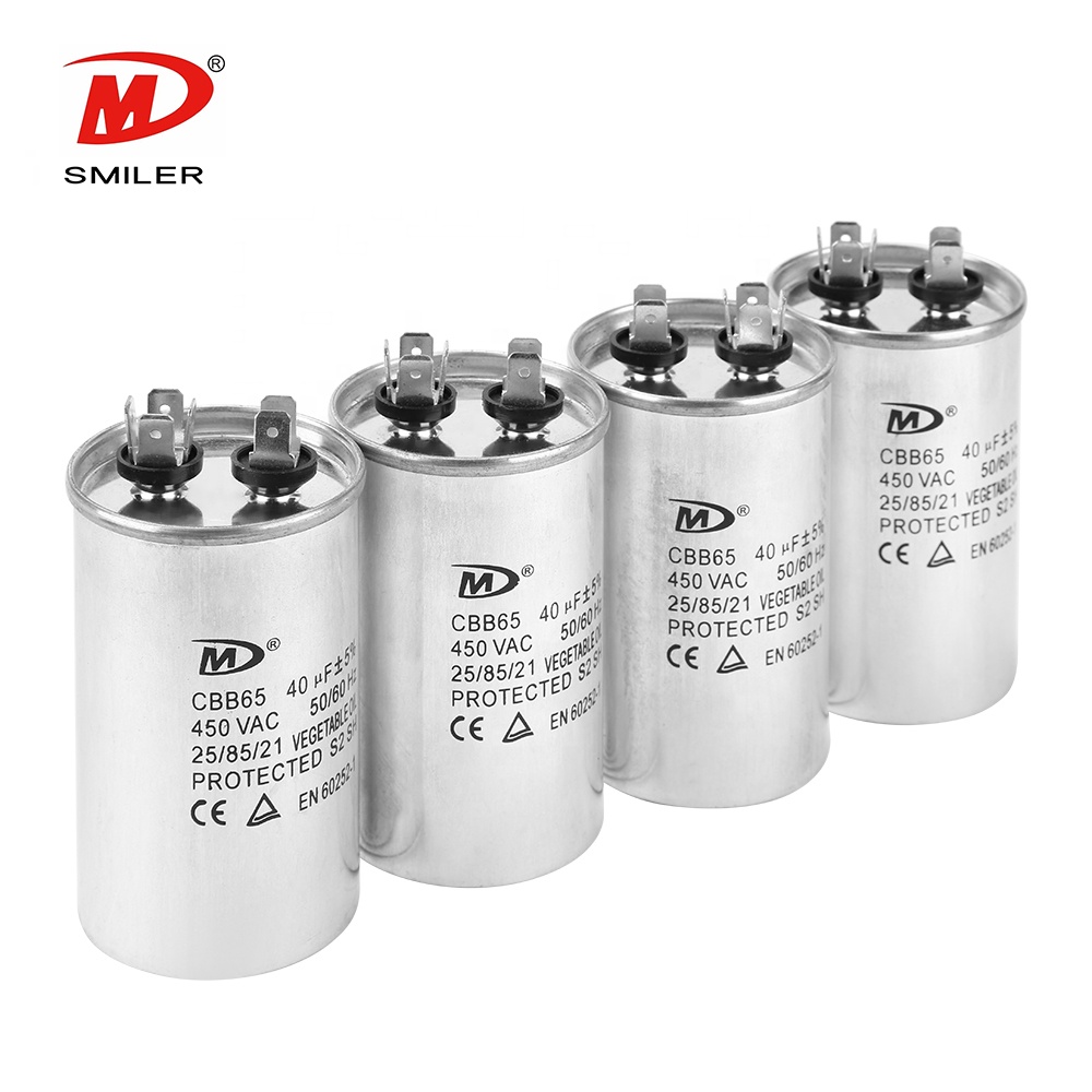 CBB65 Capacitor 450V 15/25/35/45Uf Capacitor for Air Co<i></i>nditioner Parts
