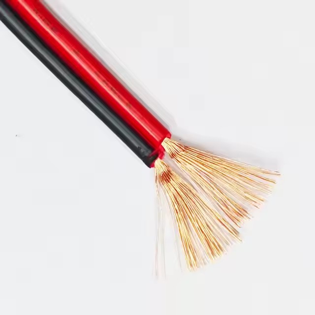 Car Speaker Cable RVB Pure Copper Red and Black Double Parallel Wire Copper Two-core Speaker Wire / 3