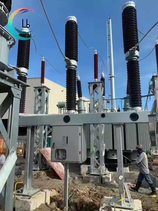 LW36-40.5/126 SF6 Outdoor High-Voltage 110KV Pole-Mounted Switch for SF6 Vacuum Circuit Breakers / 3