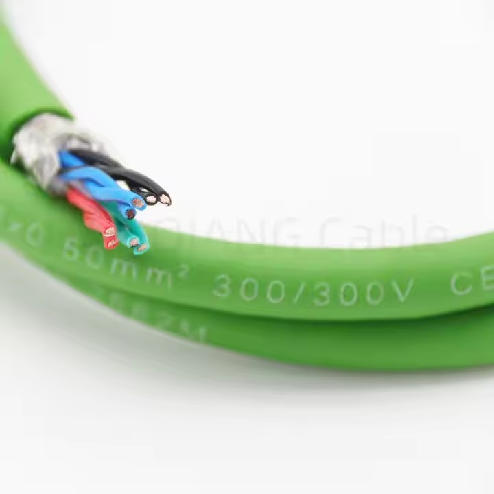 High Strength TRVVP Flexible Shielded CNC Machine Towline Cable for EMI Protection in Drag Chain Sys / 2
