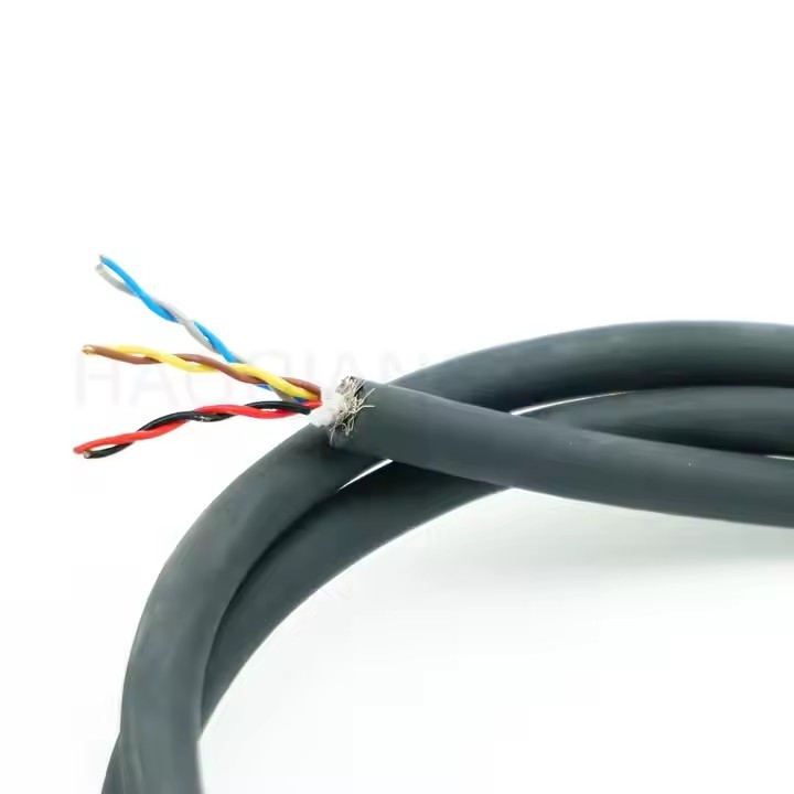 Durable Performance Flexible Torsion TRVVP Heat Resistance PVC Jacket Multi-Conductor Cable for Robo / 2
