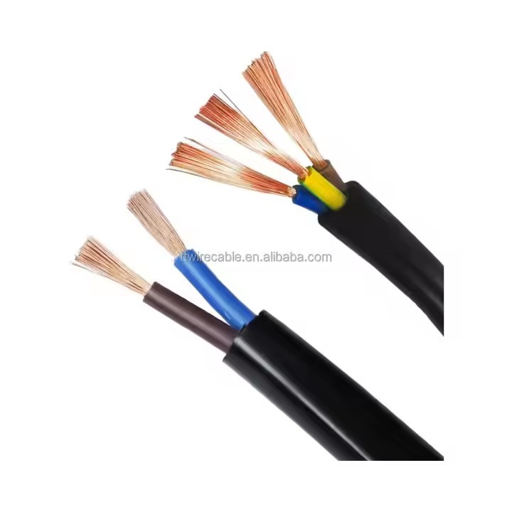 300/500V H05VV-F Flexible Multicore RVV Cable 1.5mm2 For Construction PVC Insulation / 3