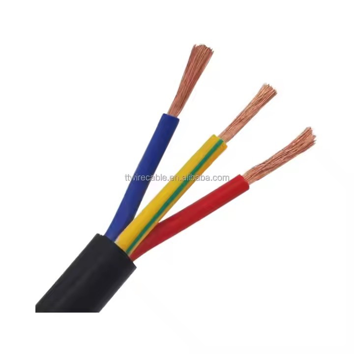 300/500V H05VV-F Flexible Multicore RVV Cable 1.5mm2 For Construction PVC Insulation / 2