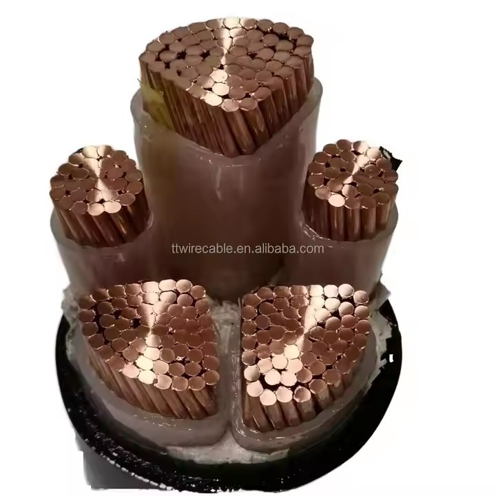 Yjv/ Yjv22/ Yjlv/ Yjlv22Mv XLPE Insulated SWA Armoured Copper/ Aluminum Conductor Power Cables for C / 3
